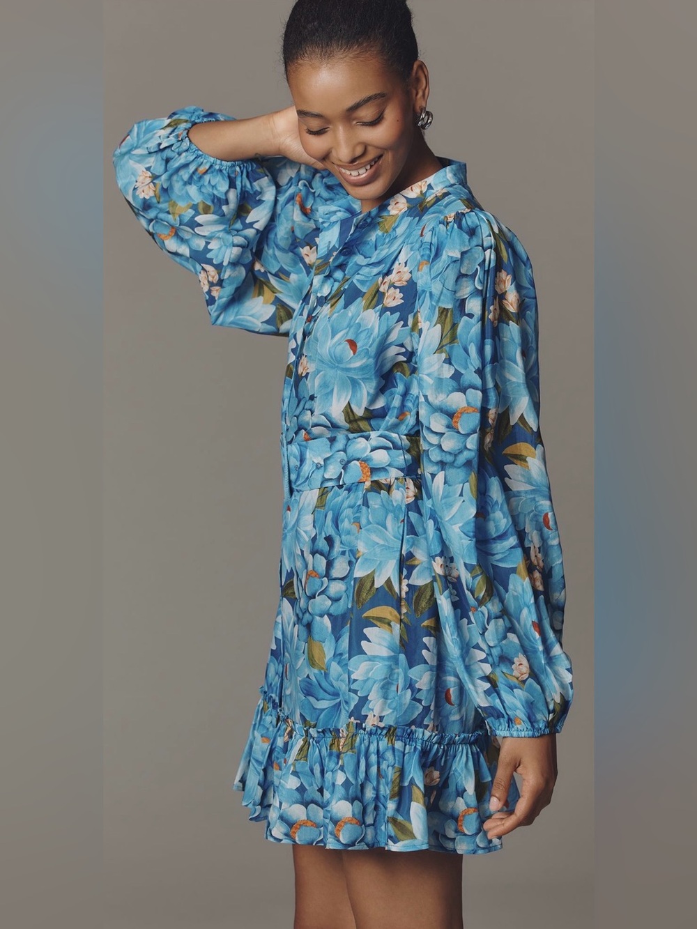 Farm Rio x Anthropologie Long-Sleeve Dress - Picture 4 of 11